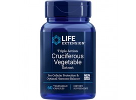 Life Extension Triple Action Cruciferous Vegetable Extract, 60 vegetarian capsules
